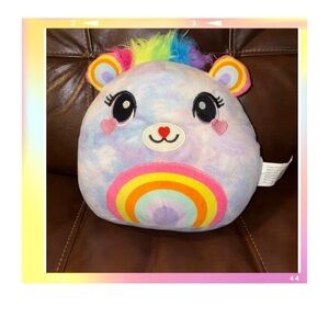 Idea Nuova Cuddly Crew Soft Squishy 8" Plush Rainbow
 Bear